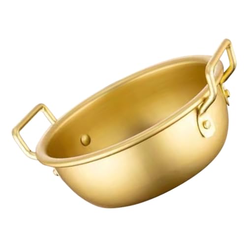 Mipcase 厚手アルミ合製スモールボウル 丈夫で軽量な属製スープ サラダ 麺類用容器 キッチン多用途調理器具