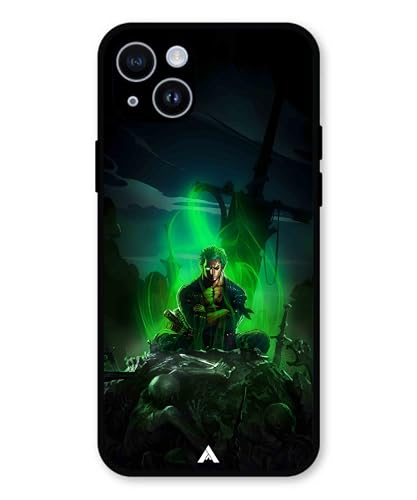 Image of Premium Anime 1 Case for iPhone 14 Plus (Glossy Finish) Soft-Touch Metal TPU Back Cover, Shockproof, Designer, Aesthetic Mobile Phone Case