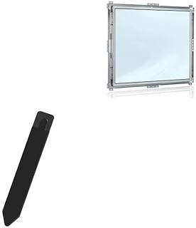 BoxWave Stylus Pouch Compatible with Kontron Open Frame Monitor - Stylus PortaPouch, Stylus Holder Carrier Portable Self-Adhesive for Kontron Open Frame Monitor - Jet Black