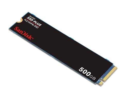 Image of SanDisk SSD Plus 500GB, 2.5 inch SATA Internal SSD, Read speeds up to 545 MB /s, Write Speeds 505 MB /s, SATA III 6 GB /s