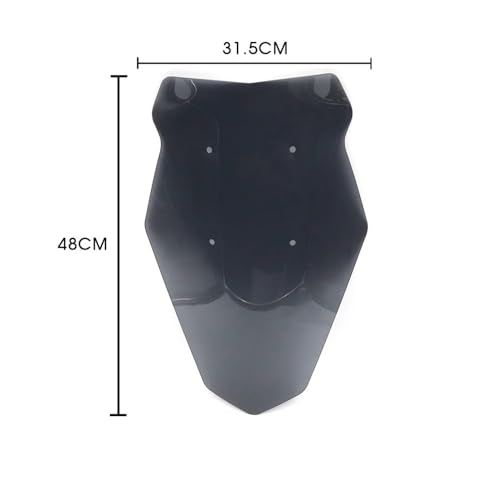 Déflecteur d'air pare-brise anti-turbulence pour moto 450MT Rally