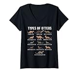 Photo Gallery donna tipi di lontra camicia animale mare camicia costume lontra maglietta con collo a v Photo Gallery donna tipi di lontra camicia animale mare camicia costume lontra maglietta con collo a v