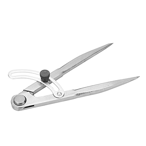 Wing Caliper Leather Spacer Divider 150mm Stainless Steel Cone for Woodworking Leather Craft