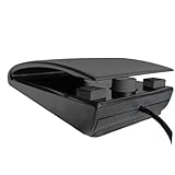 Luwecf Sustain Pedal Silent Compact Universal Foot Pedal for Musical Instruments Accessories for Keyboard Drums Pianos Training, 3.5mm interface