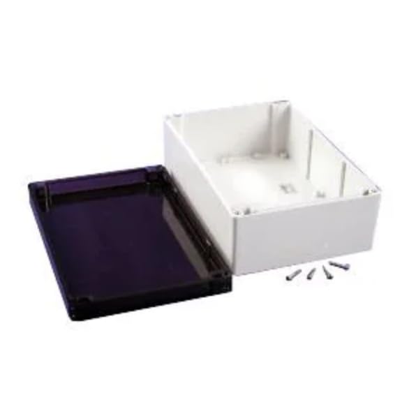 1554V2GYSL,Enclosures, Boxes, & Cases General Enclosure - Grey/Smoke Lid - 9.4 x 6.3 x 3.5in - Polycarbonate - N4X