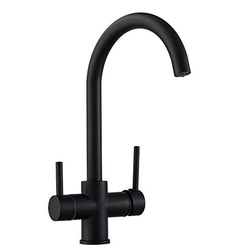 Grifo De Cocina 3 Vías Ósmosis Caliente Y Frío Filtro 3 En 1 Grifo Para Fregadero Giratorio 360 Orificio Único Grifo Fregadero Cocina Negro Grifo De Cocina 3 Vías Ósmosis Caliente Y Frío Filtro 3 En 1 Grifo Para Fregadero Giratorio 360 Orificio Único Grifo Fregadero Cocina Negro