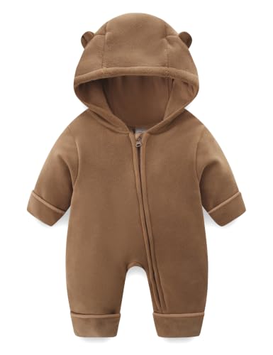 Babymine Newborn Baby Boy Clothes 0-3 Months Girl Halloween Costume Brown - image 1