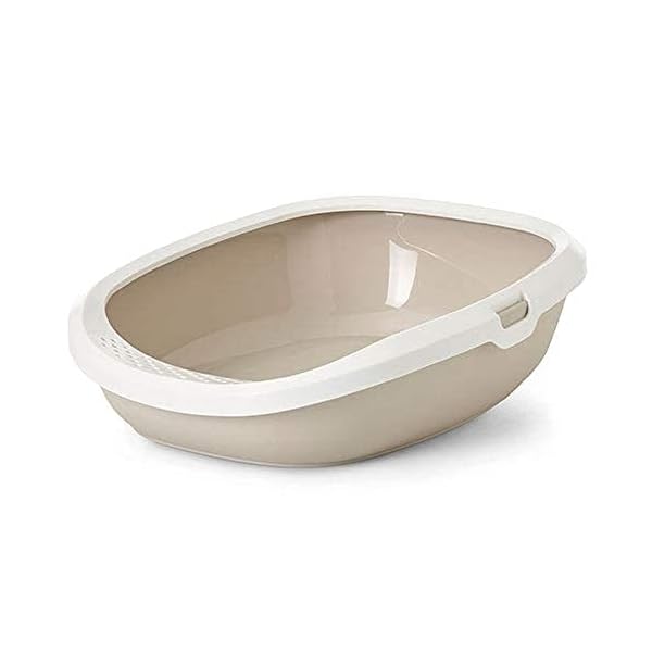 Katzentoilette "Gizmo Medium" mokka / weiß 44 x 35,5 x 12,5 cm – Bild 3