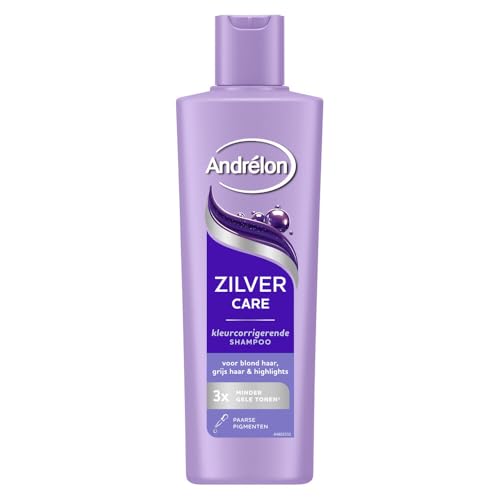 6er Pack - Andrélon Farbkorrigierendes Shampoo - Silver Care - 250ml