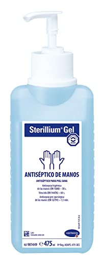 Sterillium Gel Desinfectante de Manos, Antiséptico, Gel Hidroalcohólico, Hidratante, Deja las Manos Suaves, 475 ml Cover