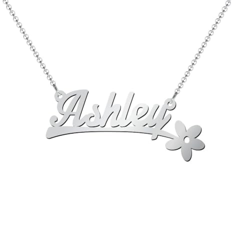 TSD Custom Name Necklace Personalized Styled Name Necklace in Solid Gold or Sterling Silver, Customized Jewelry Necklace Gift for Women, Personalized with any Name or Word - Jewlr2