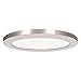Access Lighting - HI Access 20836LEDD-BL/ACR Transitional LED Flush Mount from ModPLUS Collection in Pewter, Nickel, Silver Finish, Brushed Steel