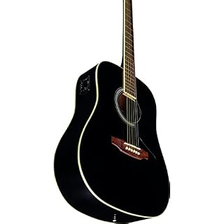 Eko - RANGER 6 EQ BLACK, Guitare acoustique avec EQ, couleur noire – Image 4
