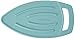 Brabantia 105401 Poggiaferro Termoresistente, Silicone, Verde (Mint)