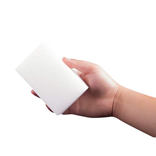 FRCOLOR 100Pcs Esponja de Limpeza Da Cozinha Branco Nano Esponja Esfregar Panelas Panelas Prato de L