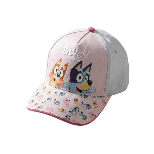 Gorra Bluey Niños con Visera - Gorra Infantil Bluey Cómoda, Transpirable y Ligera, Gorra Verano Ajustable, Protección Solar Playa, Piscina y Excursiones