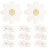 IMIKEYA Platos de Papel Desechables Forma de Flor Tamaño Pequeño Color Blanco 20 Piezas para Fiestas y Cumpleaños Infantiles Vajilla Ligera y Práctica para Picnic y Decoración