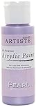 Artiste Acrylic Paint Medium 59ml 2Oz Pearl Wisteria, Quick-Drying Professional Art, Craft And Hobby Artists Paint, Vibrant Colour, Water-Based Paints Cover All Surfaces With Ease, Ideal For Travel Artists