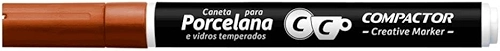 Marcador Creative Porcelana Compactor Avulso MARROM