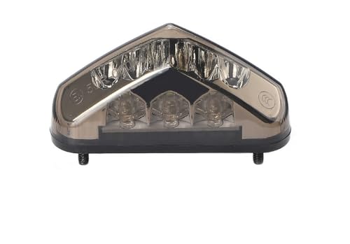 Feu freinage moto 9 LED haute visibilité pour éclairage plaque et sécurité