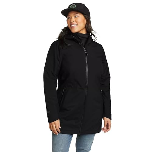 Eddie Bauer Women's Cloud Cap Insulated Waterproof Trench Coat