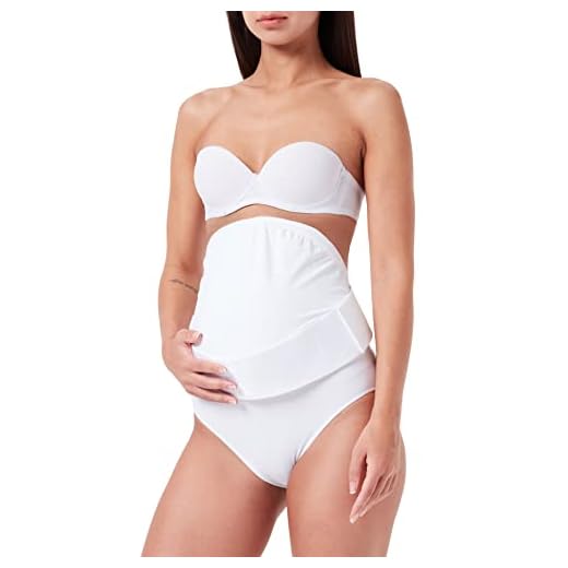 Anita Maternity Damen Funktionsunterwäsche BabyBelt, Einfarbig, Gr. 48 (Herstellergröße: XL), Weiß (weiß 006)