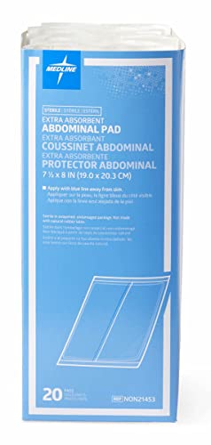 Medline Sterile Abdominal Pad, 8" X 7.5" (Pack Of 240) #TOP2