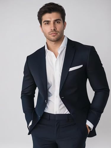 Men's Suits for Men Slim Fit Mens 2 Piece Suit, Formal Mens Suit for Wedding Business Prom Jacket Pants Set2