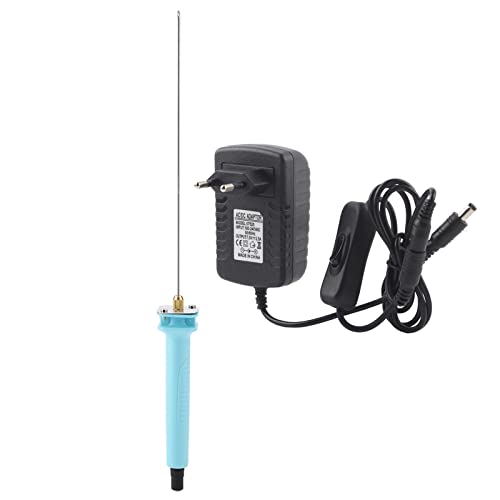 20cm Stylo de Coupe en Mousse à Fil Chaud Électrique 110-250V Outil de Gravure par Découpage Thermique au Polystyrène Coupe Mousse 24W(EU Plug 110-250V)