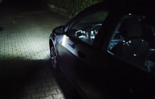 Luz LED blanca para espejo lateral iJDMTOY para Volkswagen miniatura 6