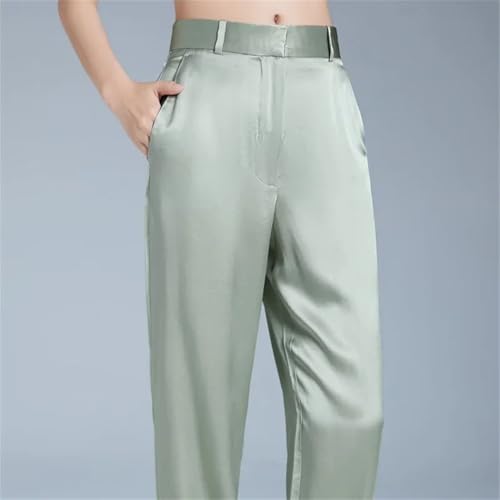 Women 95% Mulberry Silk Harem Pants Lightweight Office Casual Loose Trousers for Summer3