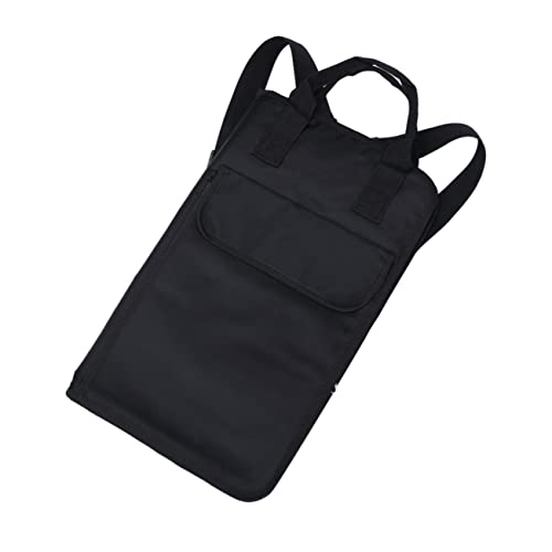 BESPORTBLE Drumstick Backpack Holder Comfortable Design Percussion Drum Mallet Case for Drumsticks and Accessories Black