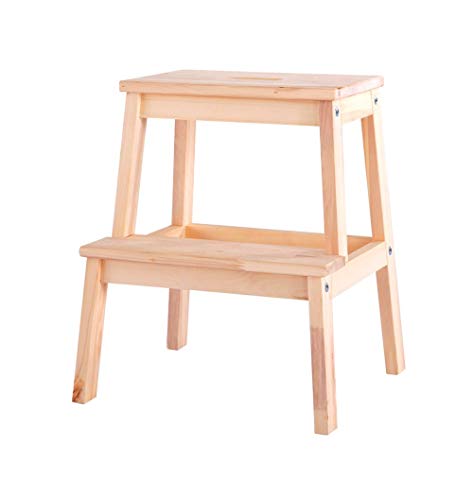 Taburete de escalada para interiores con peldaños de madera maciza y función de silla 2