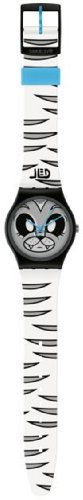 Reloj Kidrobot Swatch GB250 analógico unisex con correa multicolor 1