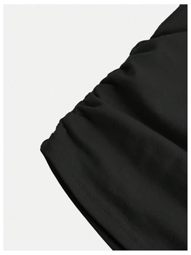 SOLY HUX Girl's Short Sleeve Crew Neck Slim Fitted Basic T-Shirts Summer Tops with Hair Ties4