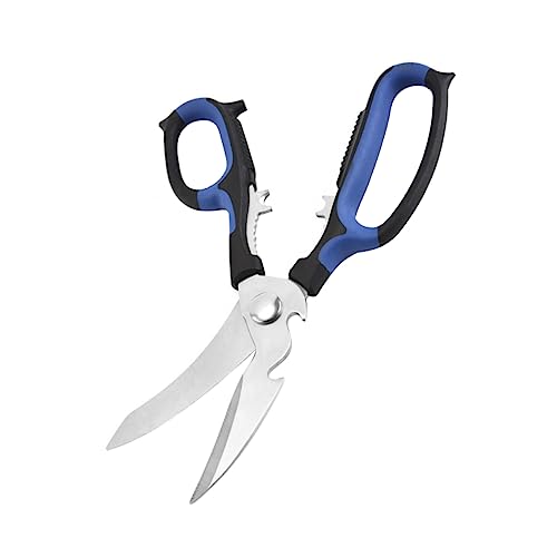 PRETYZOOM Stainless Steel Chicken Bone Scissors Heavy Duty Kitchen Shears for Meat Bones Non-slip Handle for Home Restaurant Use