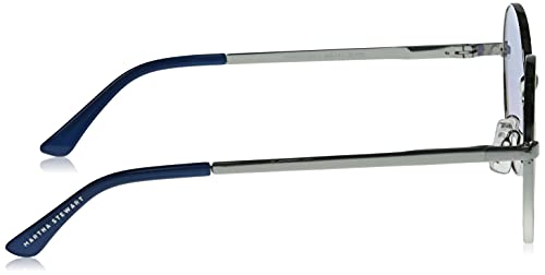Martha Stewart Women's Ms141 Vintage Metal Uv400 Protective Round Sunglasses-Timeless Gifts for Her, 50mm3