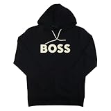 [BOSS] [ヒューゴボス][ボス]スウェットシャツ メンズ フーディ プルオーバー パーカー トレーナー モールドロゴ (JP, アルファベット, 2XL, ブラック) [並行輸入品]