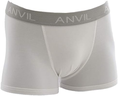 Amazon アンヴィル Anvil アンビル ボクサーパンツ 無地 ホワイト L 無地ホワイト ボクサー 通販