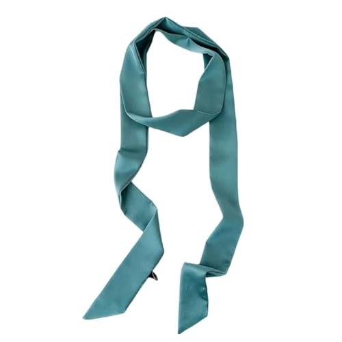 GIMIRO Damen Satin Gürtel 5cm x 195cm Band Imitated Silk Lange Schal Kleid Bund Hut Zubehör (Mint Green)