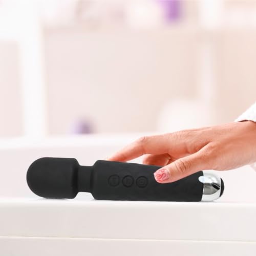 Grupo ShopMix, Massageador Vibratório USB Vibrador Silencioso 8 Intensidades Cor:Pink