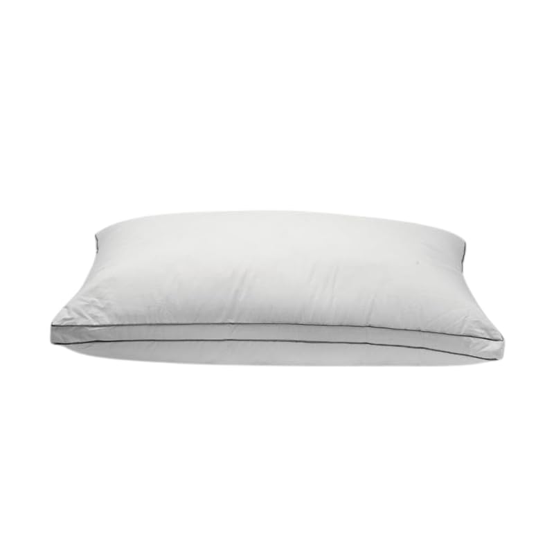 HOMESCAPES Super Plush Lofty Pillow | Soft, Bouncy & Hypoallergenic | Virgin Microfibre Fill with 100% Cotton High Thread Count Shell | Ideal for Side Sleepers Super King Size - 20 x 30-picture-11