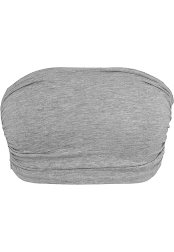 Vestibilità elasticizzata Urban Classics Top da Donna a Fascia, Grigio (Grey 00111), S