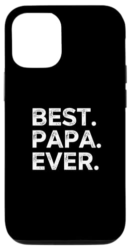 Custodia per iPhone 15 Best Papa Ever Humor Divertente per Greatest Dad Nonno