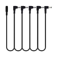 .9V DC daisy chain 5-core power cord divides your 1 power supply into 5 power lines. It is definitely a must-have for your pedal board The maximum distance between each plug is 0.82 feet, which makes it easy and convenient to connect the pedals on th...
