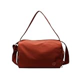 Bolsa de Viaje, Bolsa de Gimnasio para Mujer, Gran Capacidad, Bolso de Mano, Bolso de Hombro para Yoga, Ligero, Bolsas de Almacenamiento de Equipaje, Color Naranja
