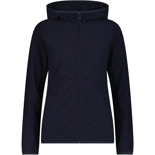 Veste hoodie CMP femme black blue en taille XS pour le sport