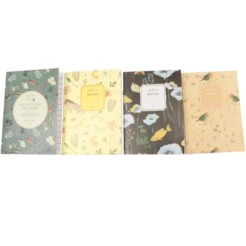 Mini cuadernos de papel Balacoo estilo naturaleza para notas
