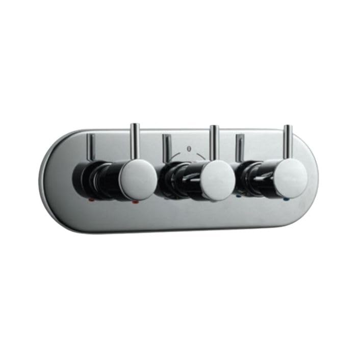 JAQUAR Florentine Series Normal Flow Concealed Fitting 4 Way Diverter (Chrome), FLR-CHR-5427N | Connections - Any 4 Out of Spout, Overhead, Hand & Body Shower | Wall Mounted, Knob Selector No Button (B0CD8181J9) Amazon Price History, Amazon Price Tracker
