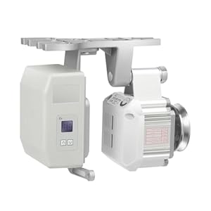 Energiesparender Arbeitsnähmotor 220v,Professioneller 550W Nähmaschinen-Antrieb - Leiser Alu-Motor mit Drehzahlanzeige & Überhitzungsschutz für Overlock/Steppmaschinen (220V)
